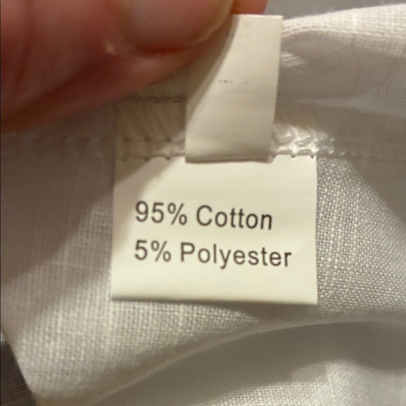 🆕 White Long Sleeve Tie-Front Blouse size small - Picture 4 of 5